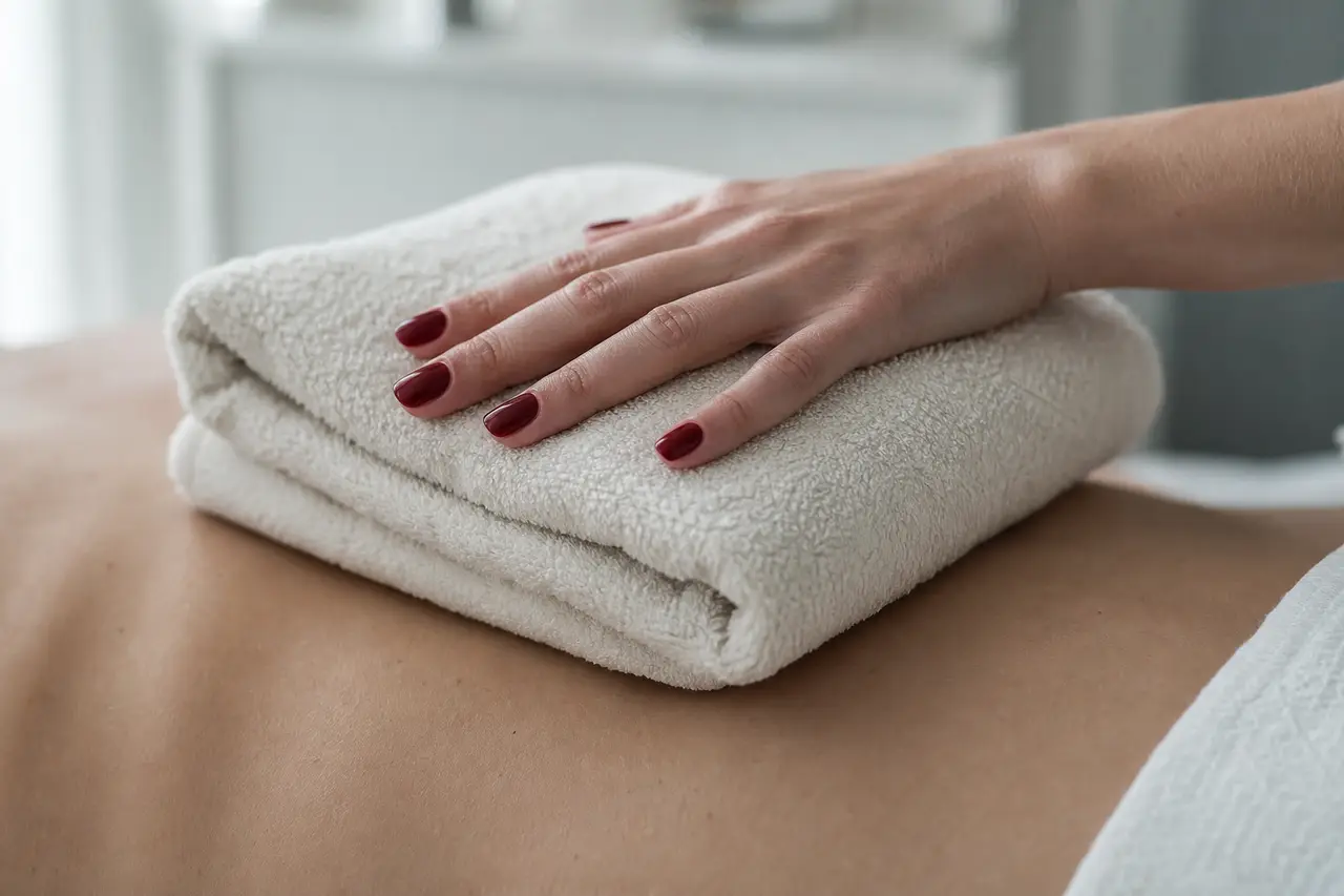 Détail d'un soin massage et bien-être à Lyon