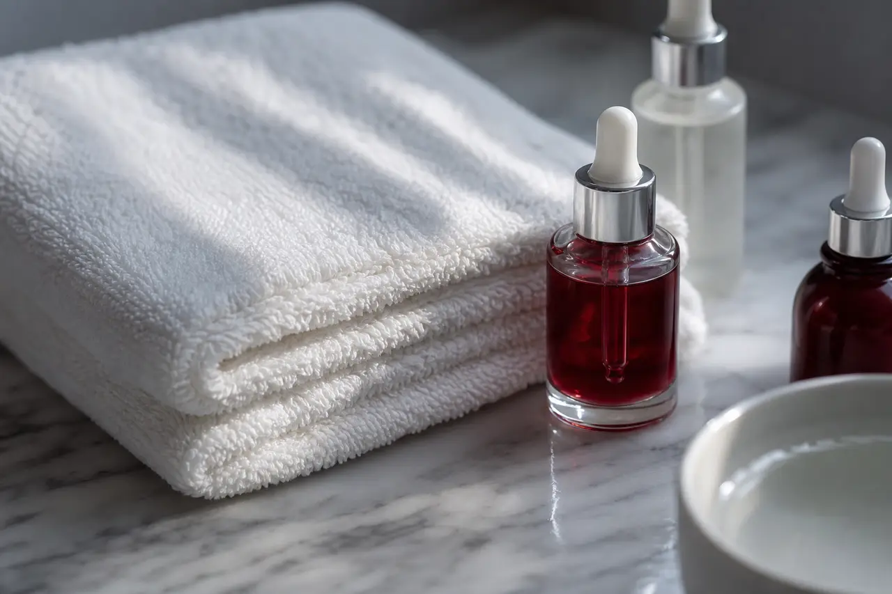 Détail d'un soin soin du visage à Lyon